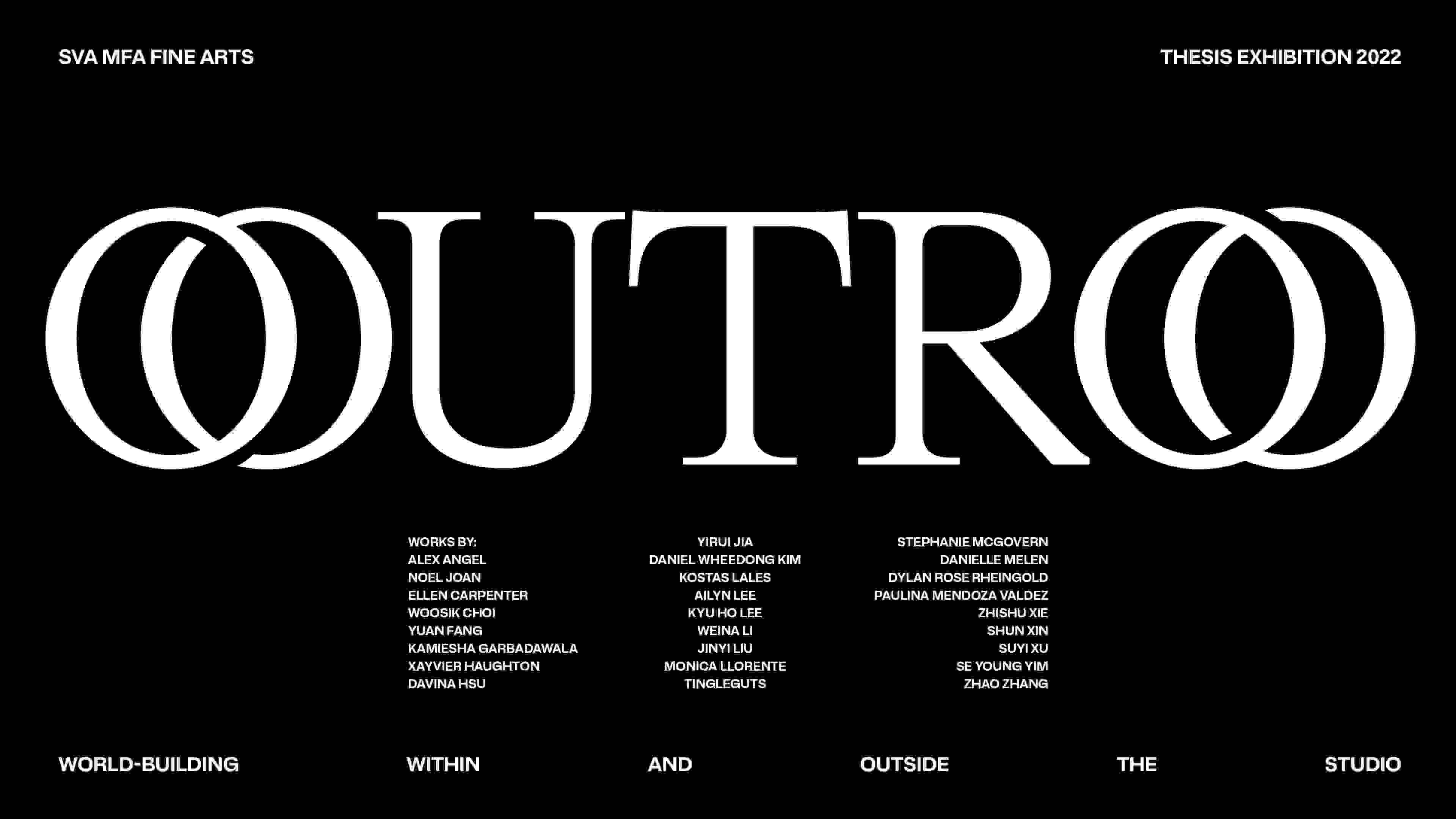 Graphic for Outro: World-Building Within and Outside the Studio 